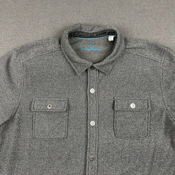 Tommy Bahama Weekend Hideaway Shacket Mens 2XL Snap Utility Shirt Jacket Work - Picture 3 of 9